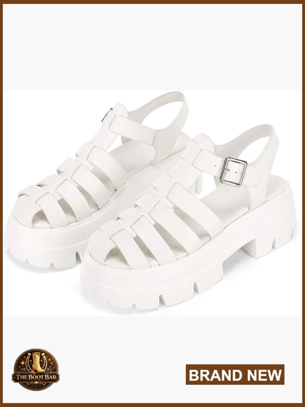 Platform Chunky Heels Sandals Gladiator Ankle Strap Lug Sole Fisherman Y2K Shoes